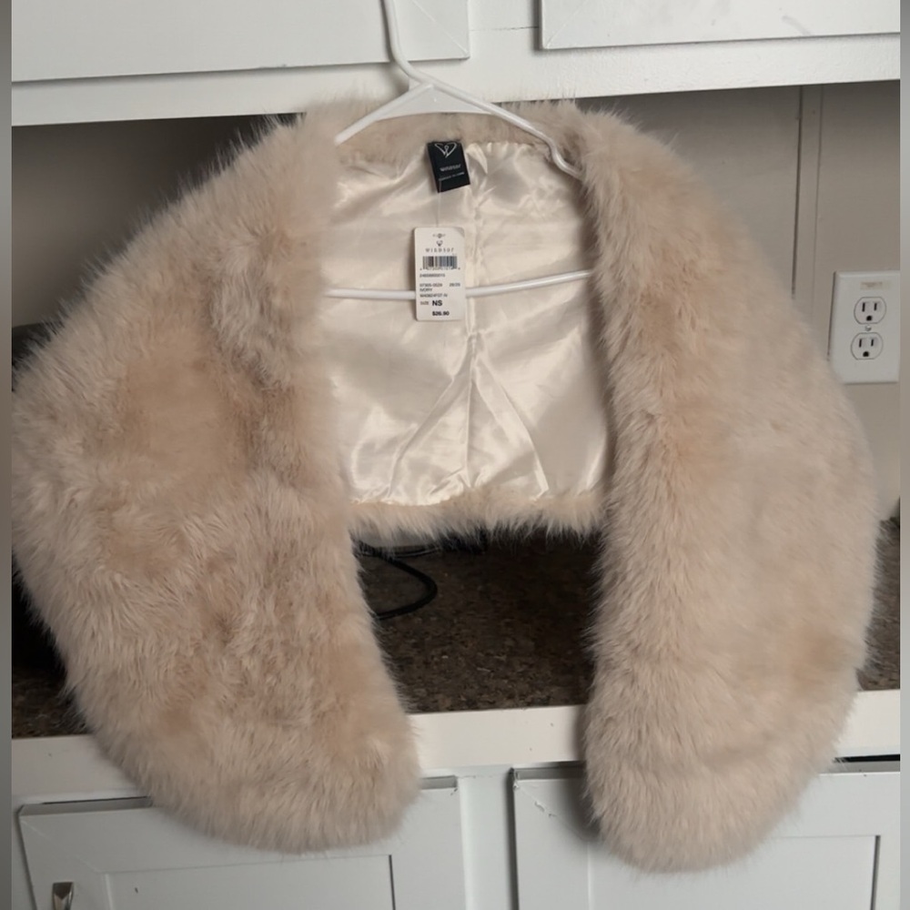 Windsor Cream Faux Fur Jacket